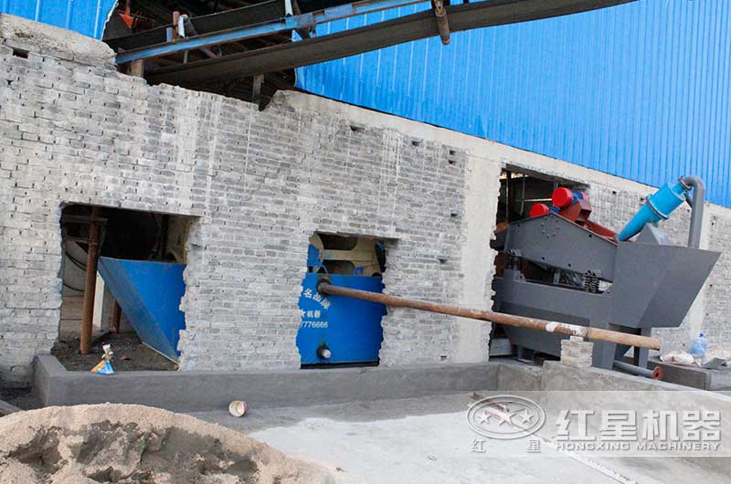 時產100噸洗砂機現場實拍 時產100噸洗砂機現場實拍