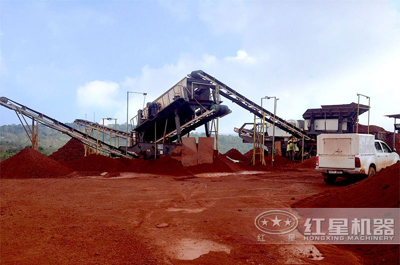 紅星移動破碎站現場 紅星移動破碎站現場