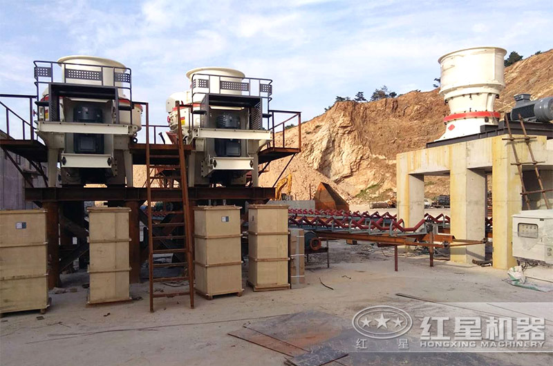 河沙制砂現場 河沙制砂現場