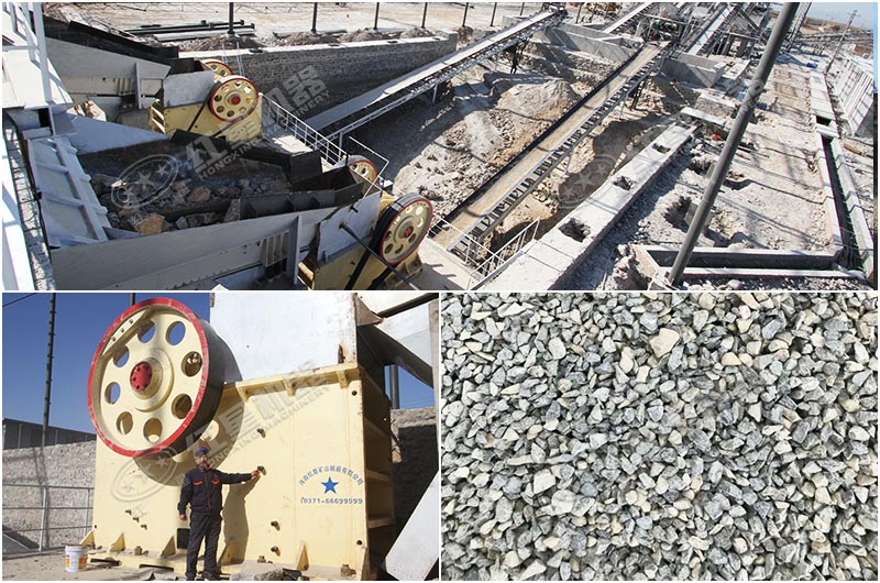 擁有大破碎比的顎式破碎機設備生產現場 擁有大破碎比的顎式破碎機設備生產現場