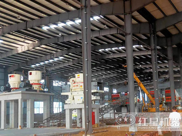 紅星制砂機制砂生產現場 紅星制砂機制砂生產現場
