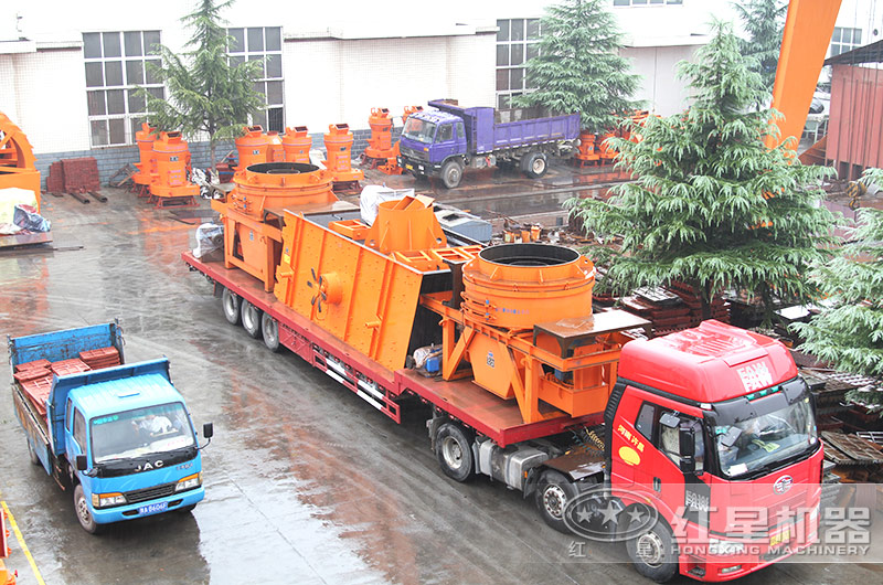 全套砂石破碎機設備發貨現場 全套砂石破碎機設備發貨現場