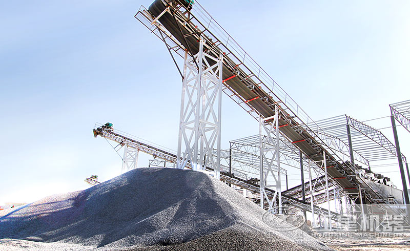 石子生產線作業現場 石子生產線作業現場